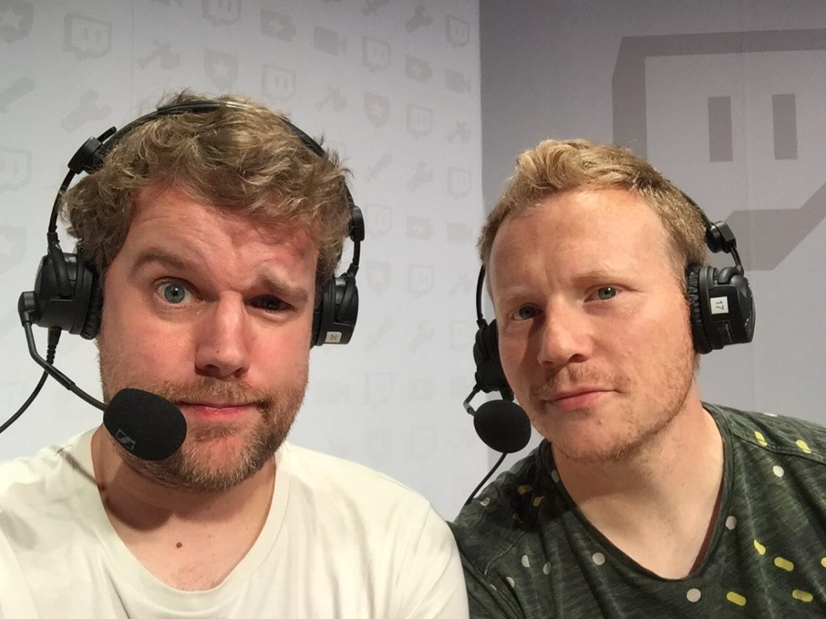 Niels and Collin on Twitch